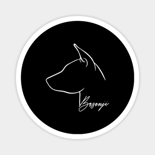 Proud Basenji profile dog lover Magnet